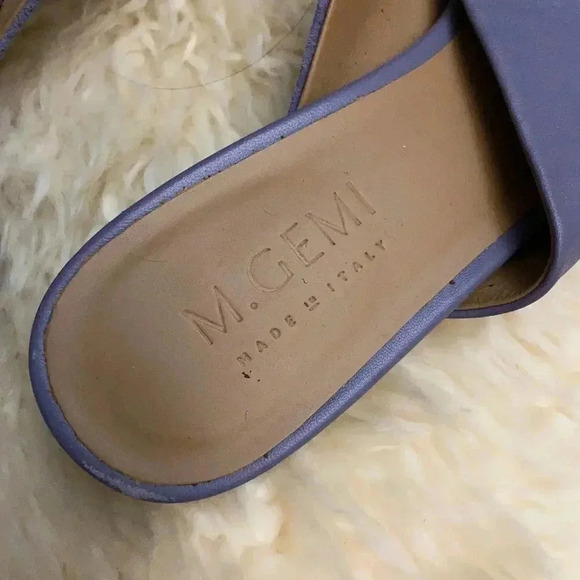 M. Gemi Ilaria Violet 25mm Mules - Picture 3 of 5